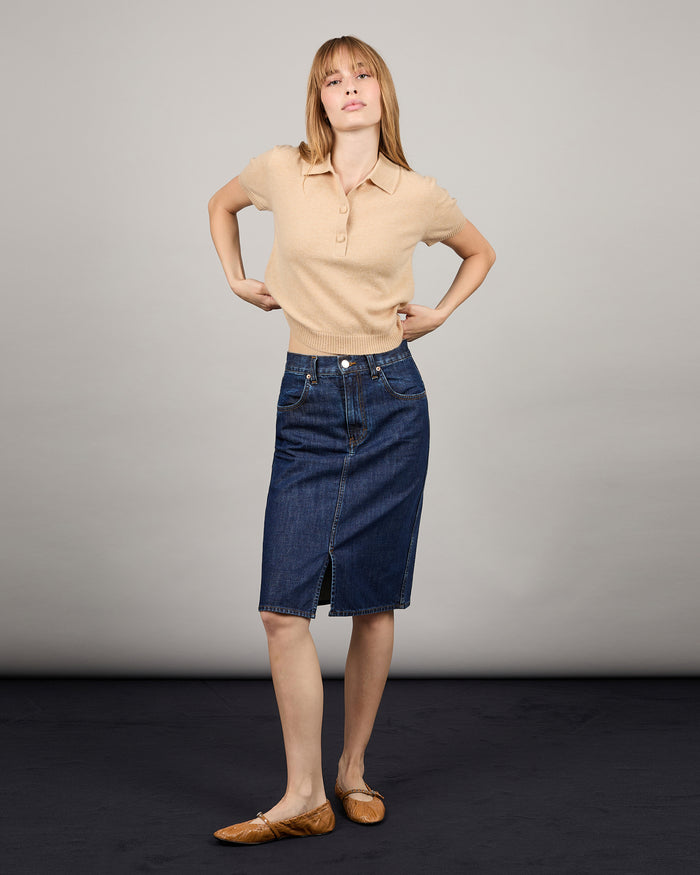 alexandra golovanoff Jupe Jane denim