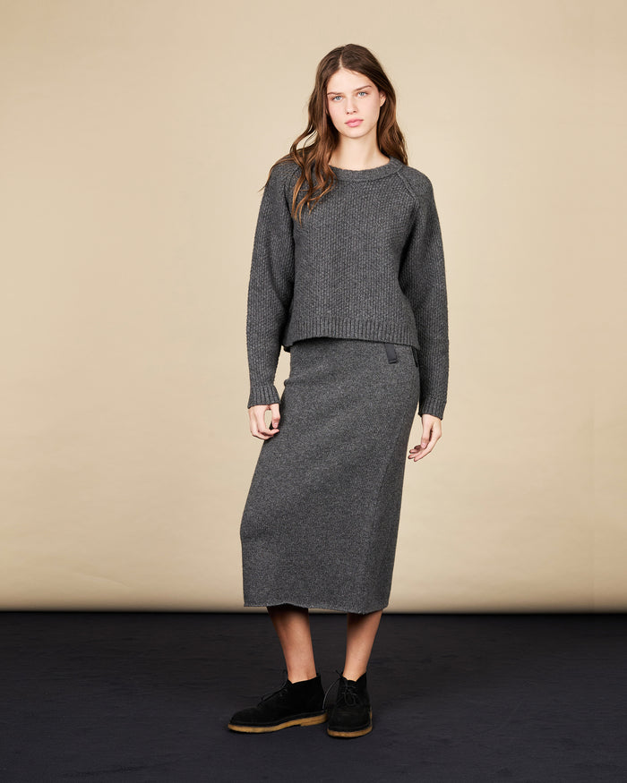 Alexandra Golovanoff Jupe Maxi Charbon 17