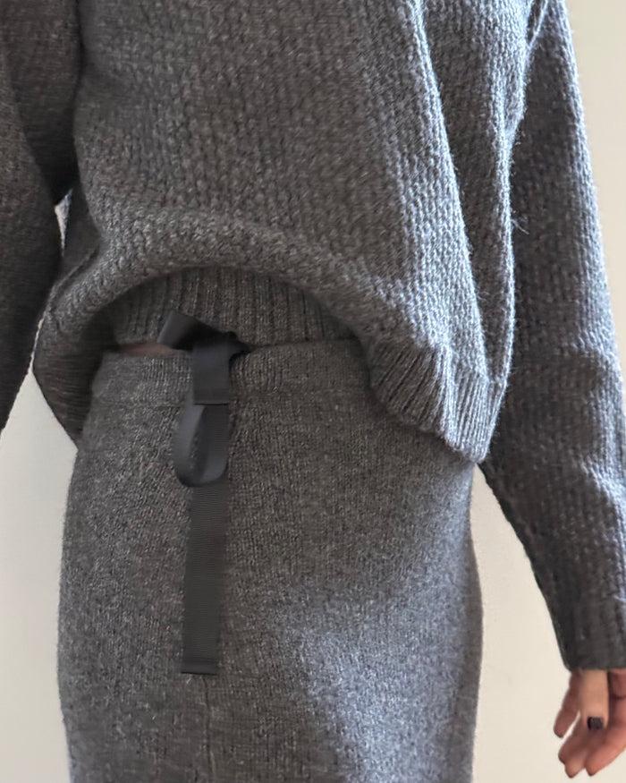 Alexandra Golovanoff Jupe Maxi Charbon 17