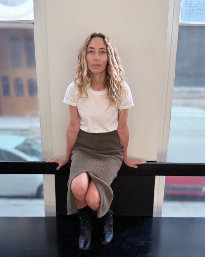 Alexandra Golovanoff Jupe Maxi Loden 17