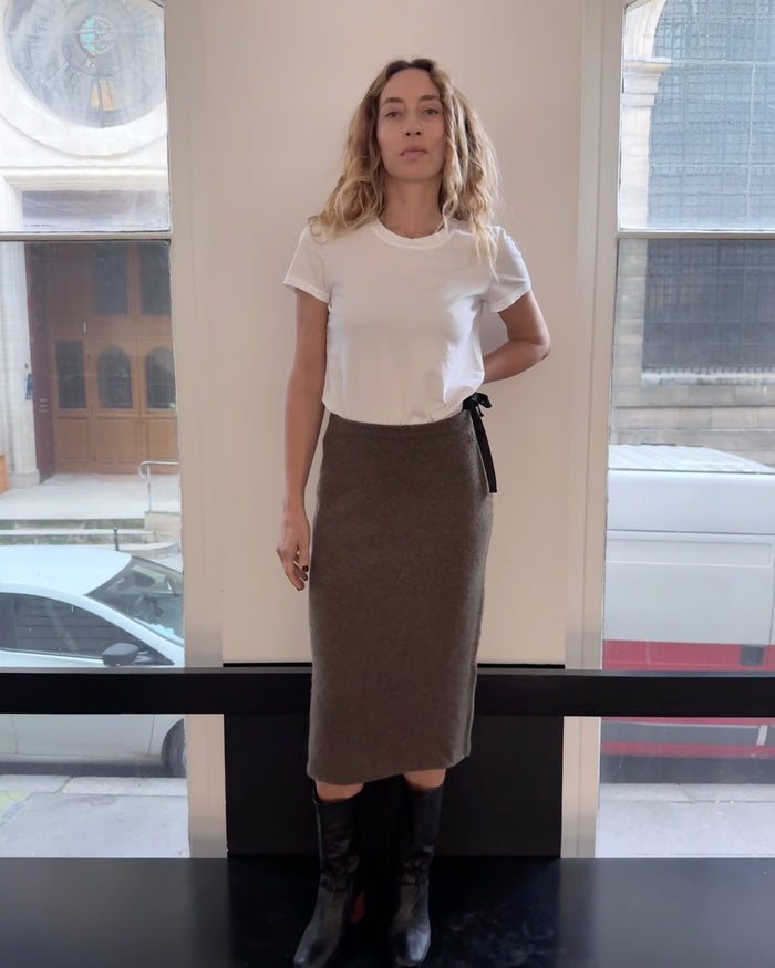 Alexandra Golovanoff Jupe Maxi Loden 17