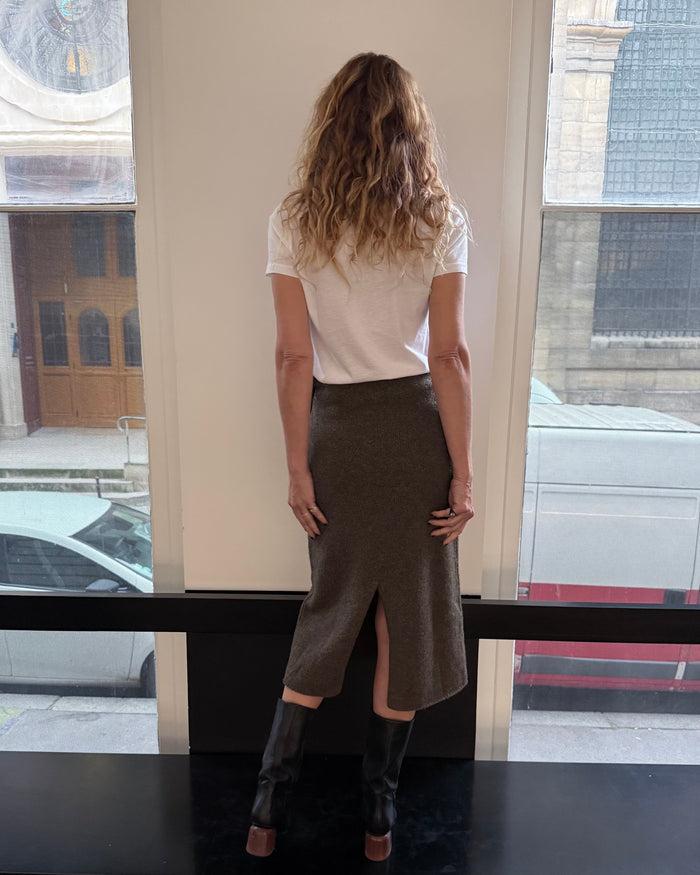 Alexandra Golovanoff Jupe Maxi Loden 17