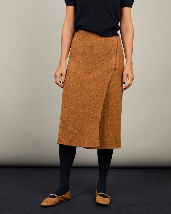 Alexandra Golovanoff Jupe Midi Havane 17