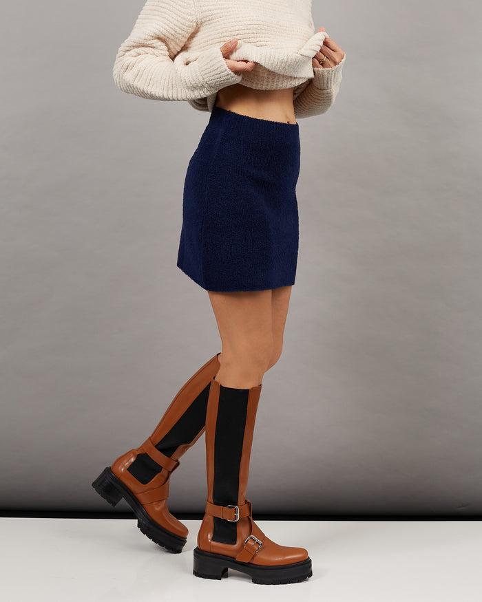 Alexandra Golovanoff Jupe Mini Navy 15