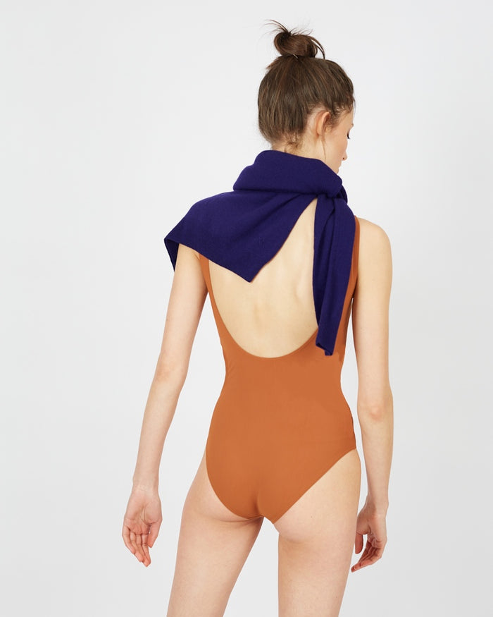 alexandra golovanoff Maillot Une Pièce sienne 12