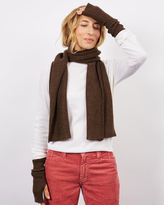 alexandra golovanoff Mitaines brown 15