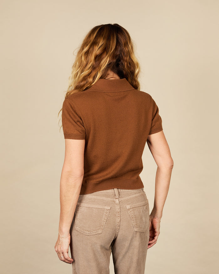 Alexandra Golovanoff Paulette Silk Havane 15