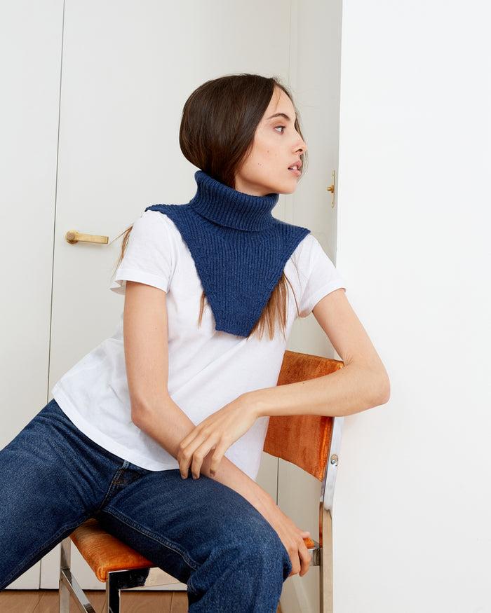 alexandra golovanoff Plastron blue 13