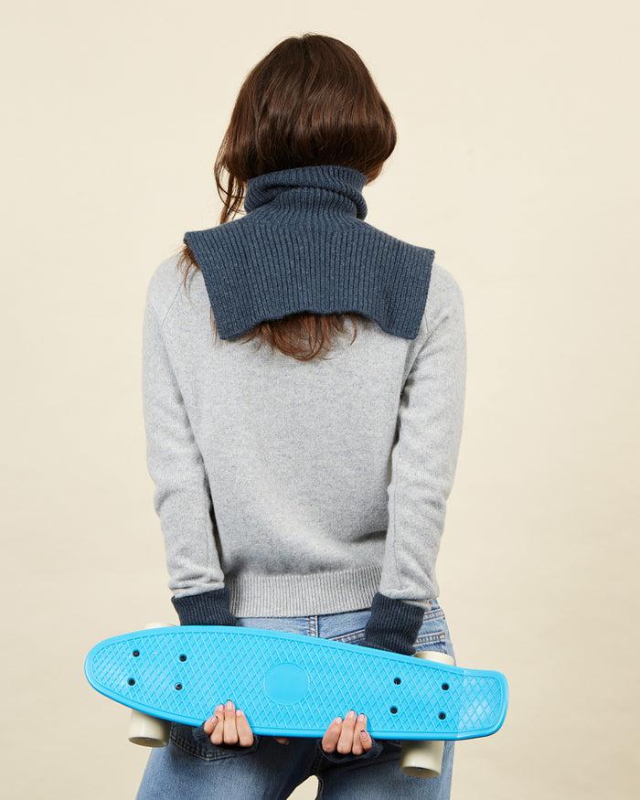 Alexandra Golovanoff Plastron Blue 15