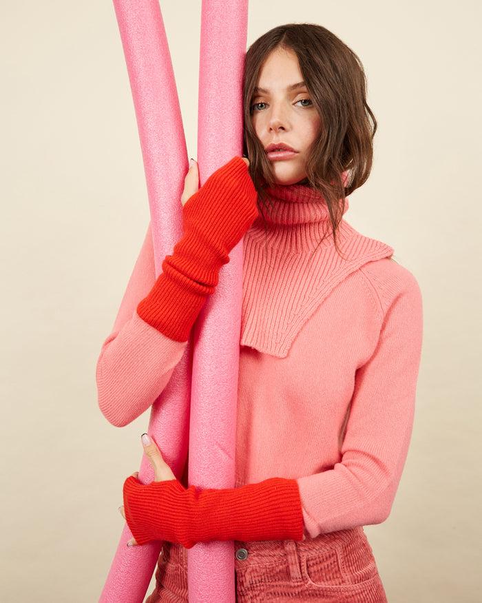 Alexandra Golovanoff Plastron Blush 15