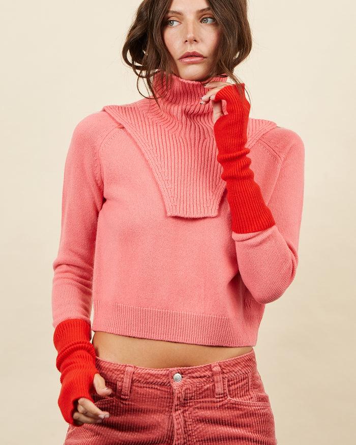 alexandra golovanoff Plastron blush 15