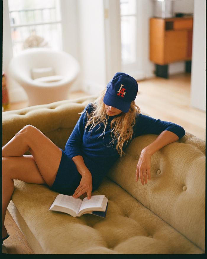 Alexandra Golovanoff Robe Cam Sponge Blue 14