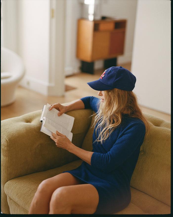 Alexandra Golovanoff Robe Cam Sponge Blue 14