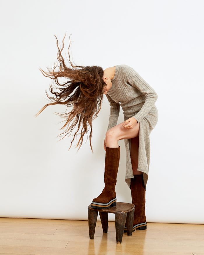 alexandra golovanoff Robe Maxi beige 13