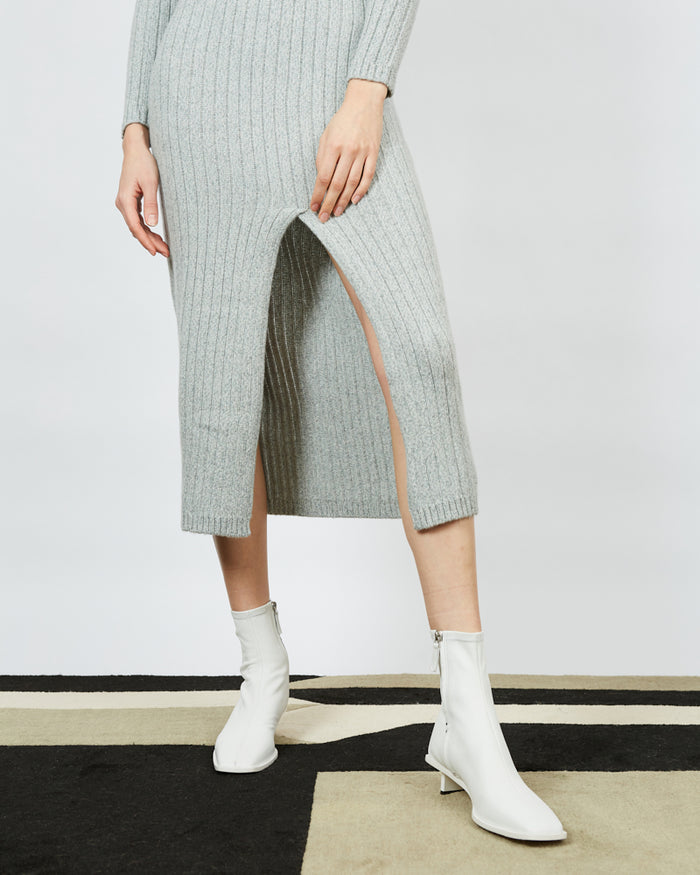 Alexandra Golovanoff Robe Maxi Gris 13