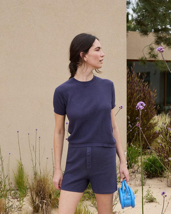 Alexandra Golovanoff Short Georges Blue 16