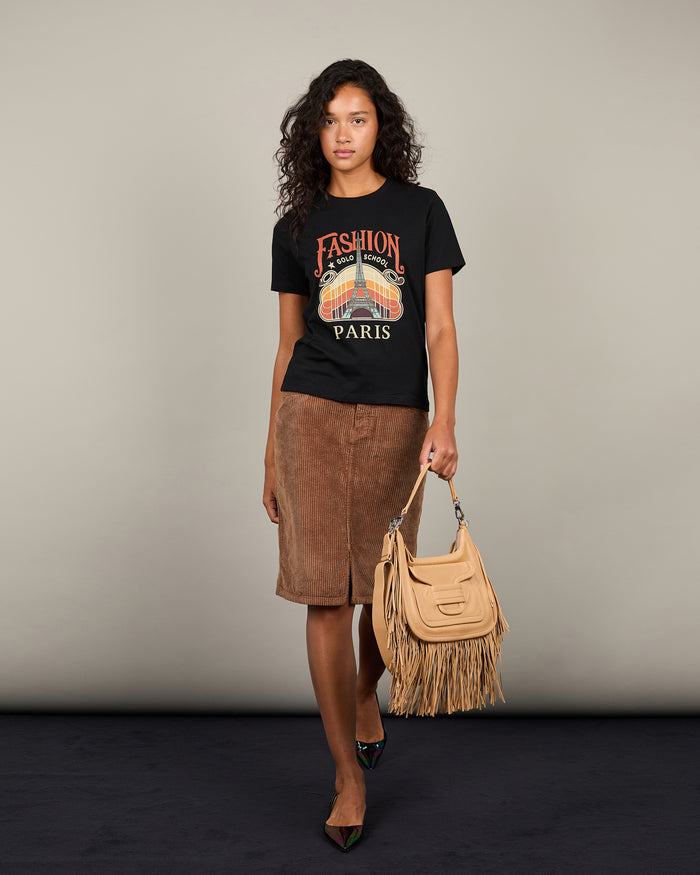 alexandra golovanoff T-shirt Paris noir 17