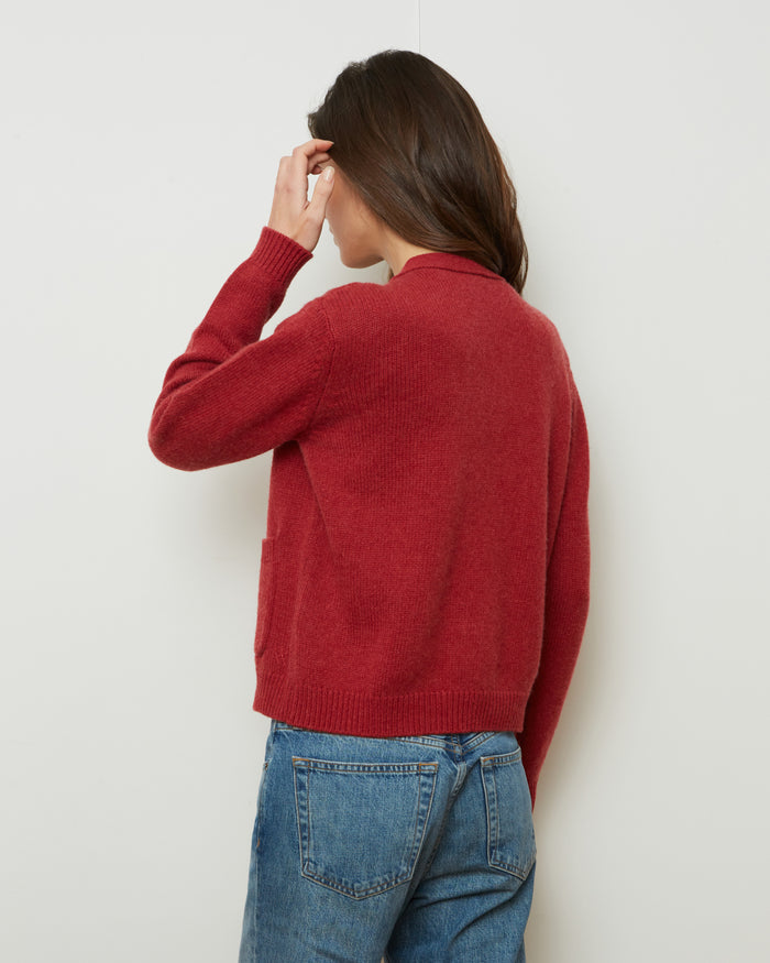 Alexandra Golovanoff Cardigan Granny Spring Framboise 14