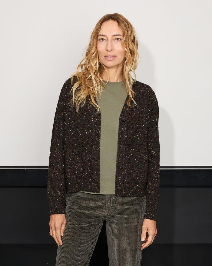 Alexandra Golovanoff Cardigan Granny Tweed Tonka 17