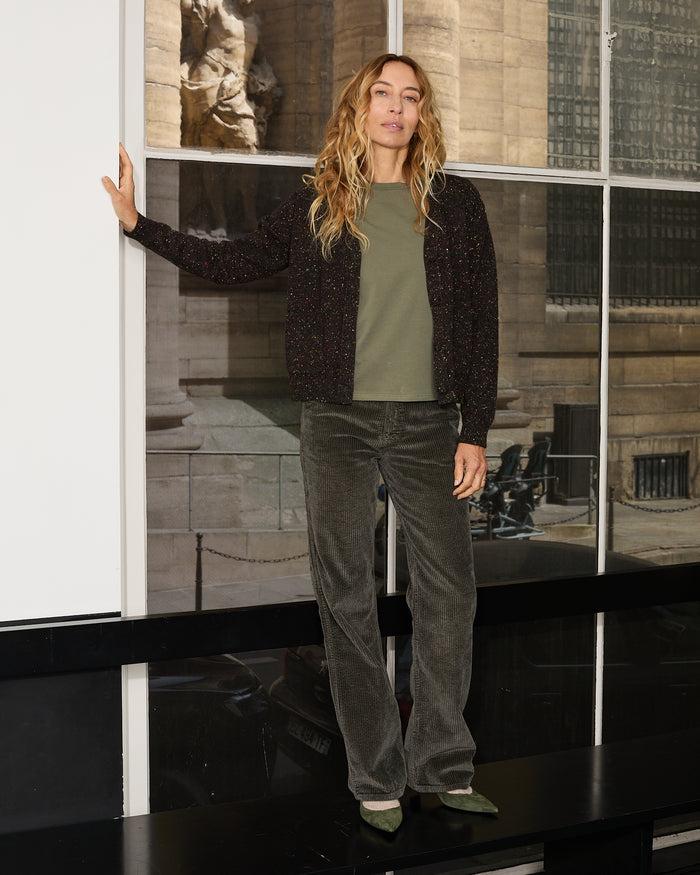 alexandra golovanoff Cardigan Granny tweed tonka 17