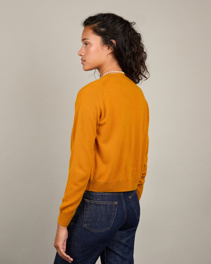 Alexandra Golovanoff Cardigan Mila Light Cinnamon 18