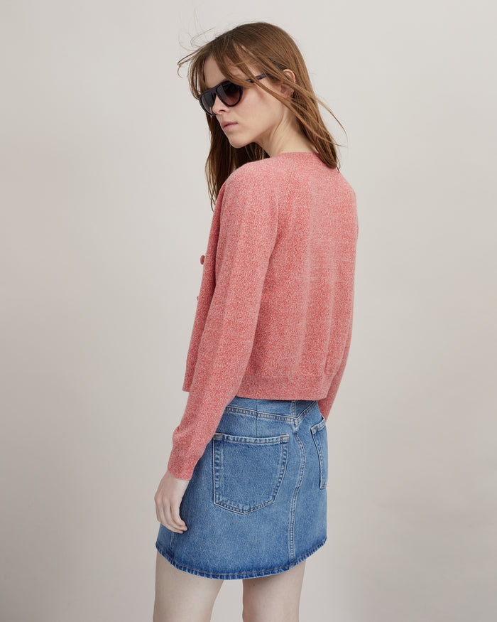 Alexandra Golovanoff Cardigan Mila Light Vintage Blush 16