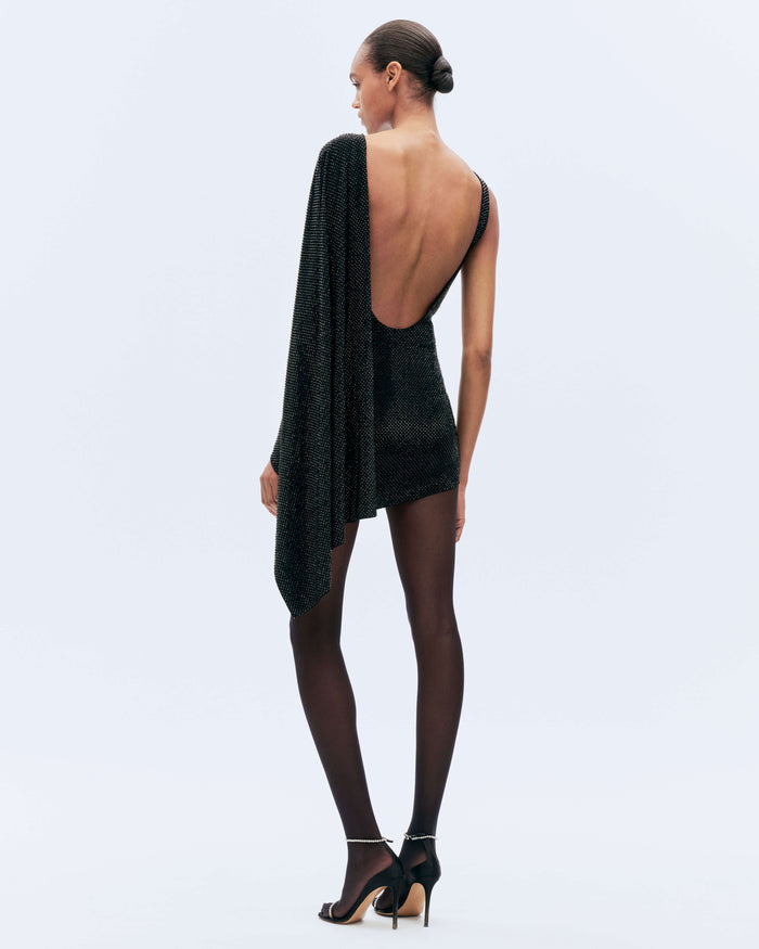 Alexandre Vauthier CRYSTALLIZED DRESS BLACK