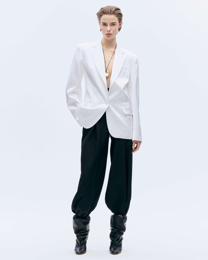 alexandre vauthier JACKET OPTICAL WHITE