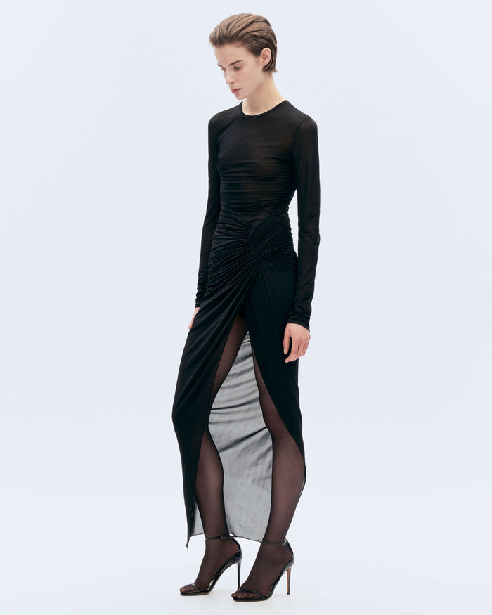 Alexandre Vauthier LONG SKIRT BLACK