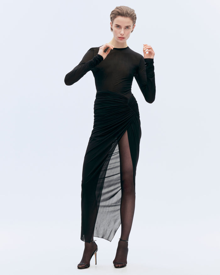 Alexandre Vauthier LONG SKIRT BLACK
