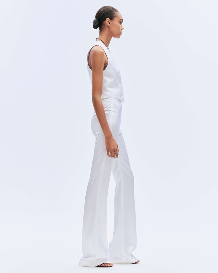 Alexandre Vauthier PANTS OPTICAL WHITE