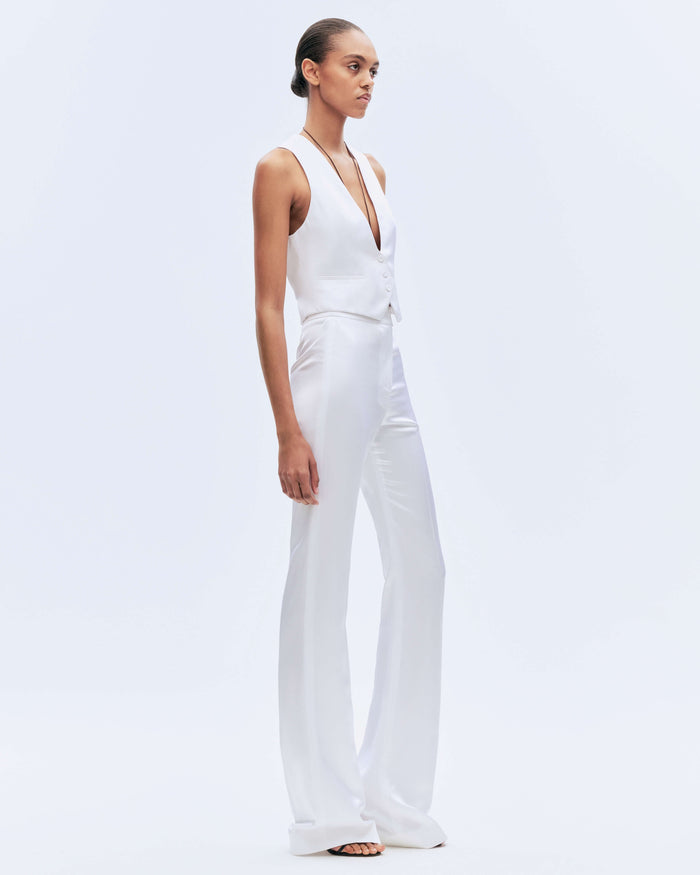 Alexandre Vauthier PANTS OPTICAL WHITE
