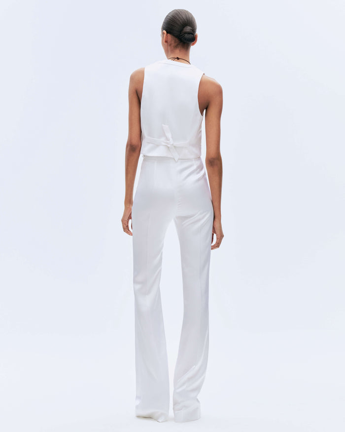 Alexandre Vauthier PANTS OPTICAL WHITE