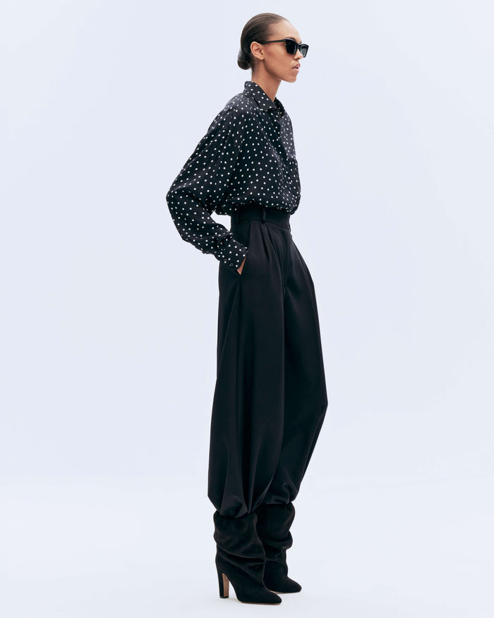 Alexandre Vauthier POLKA DOT SHIRT BLACK