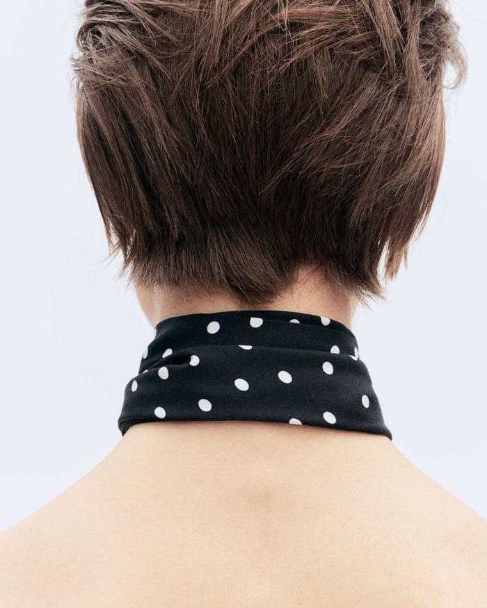 Alexandre Vauthier POLKA DOT TOP BLACK