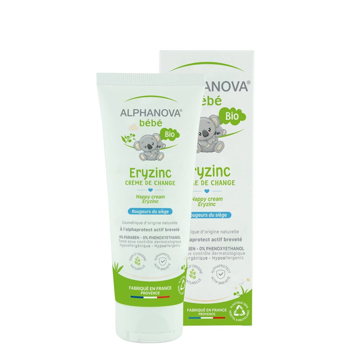 alphanova Crème de change bébé Eryzinc