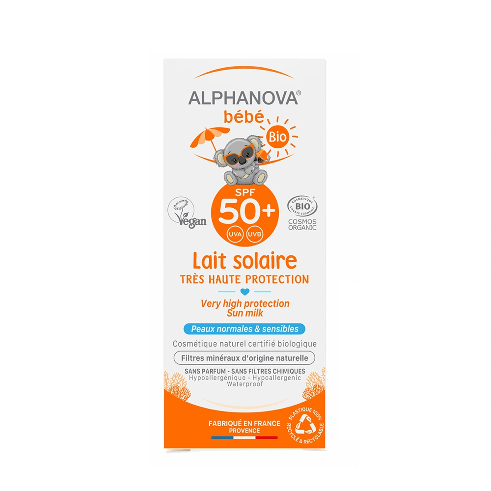 alphanova Creme solaire bebe bio SPF 50+