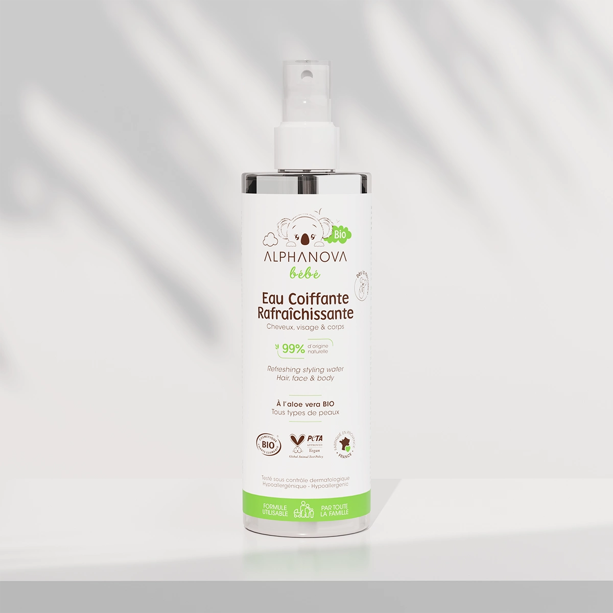 Alphanova Eau Coiffante Rafraîchissante BIO Bébé