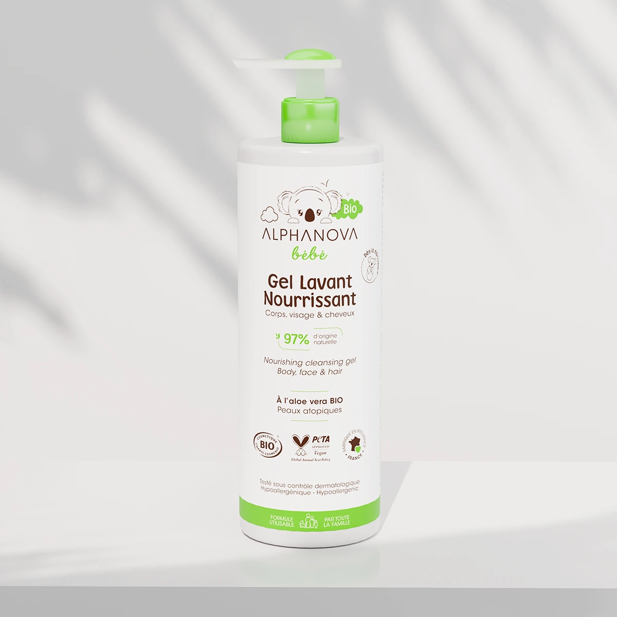 Alphanova Gel Lavant Nourrissant 400ml