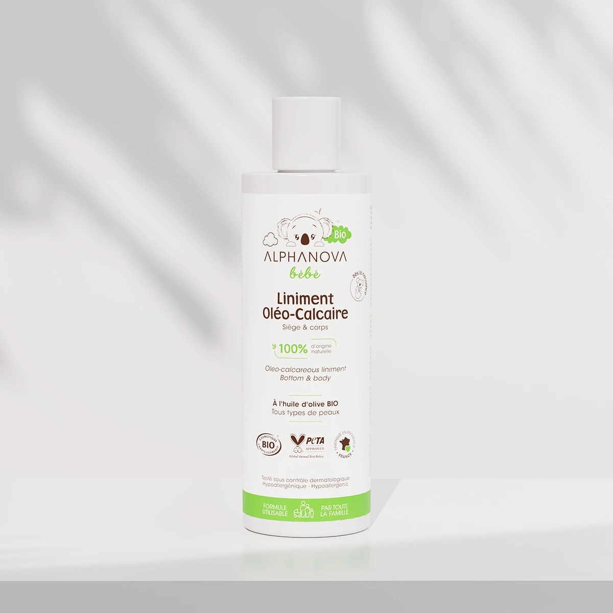 Alphanova Liniment Oléo-Calcaire BIO 200 Ml