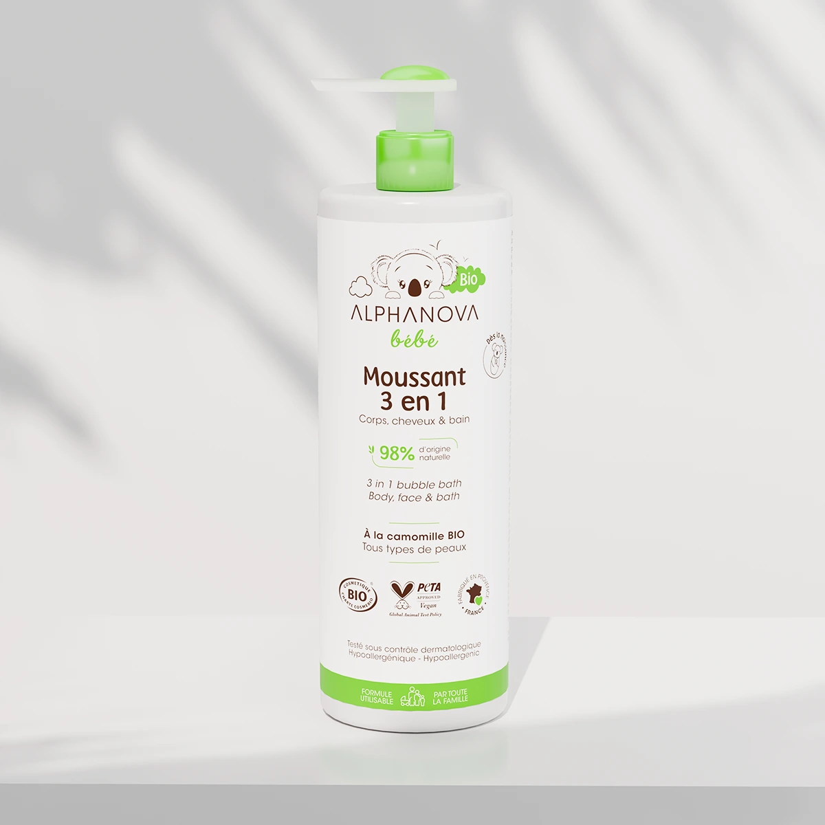 Alphanova Moussant 3 En 1 Bébé Certifié Bio