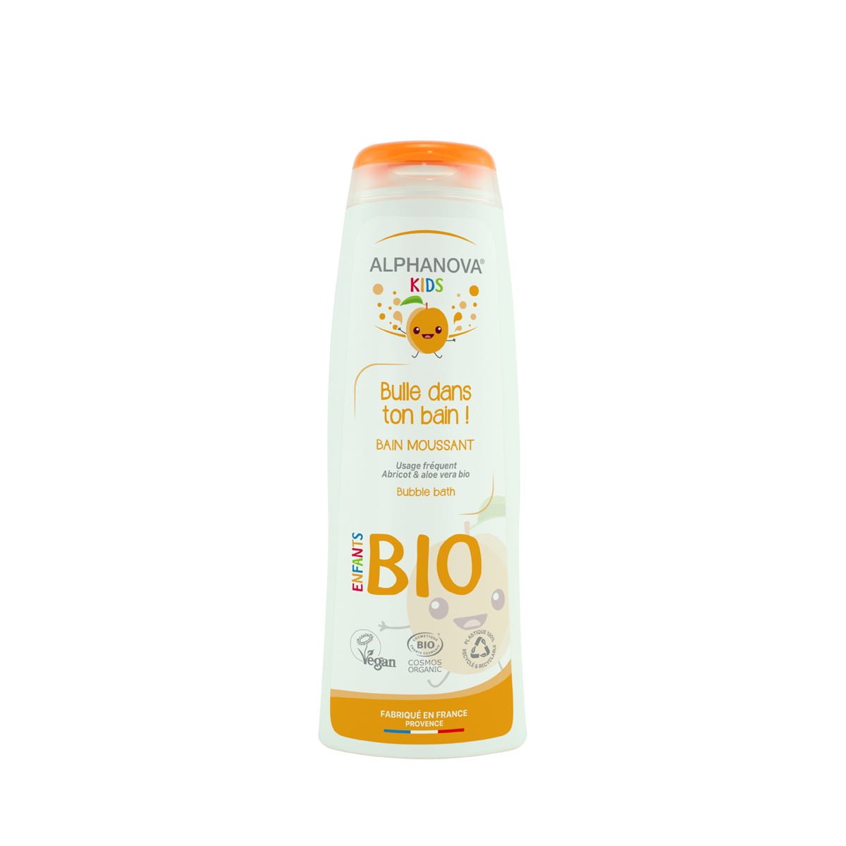 Alphanova Bulle Dans Ton Bain Bain Moussant Certifié Bio Abricot