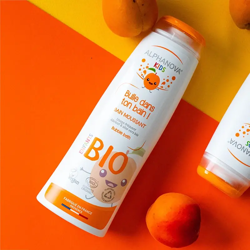 Alphanova Bulle Dans Ton Bain Bain Moussant Certifié Bio Abricot