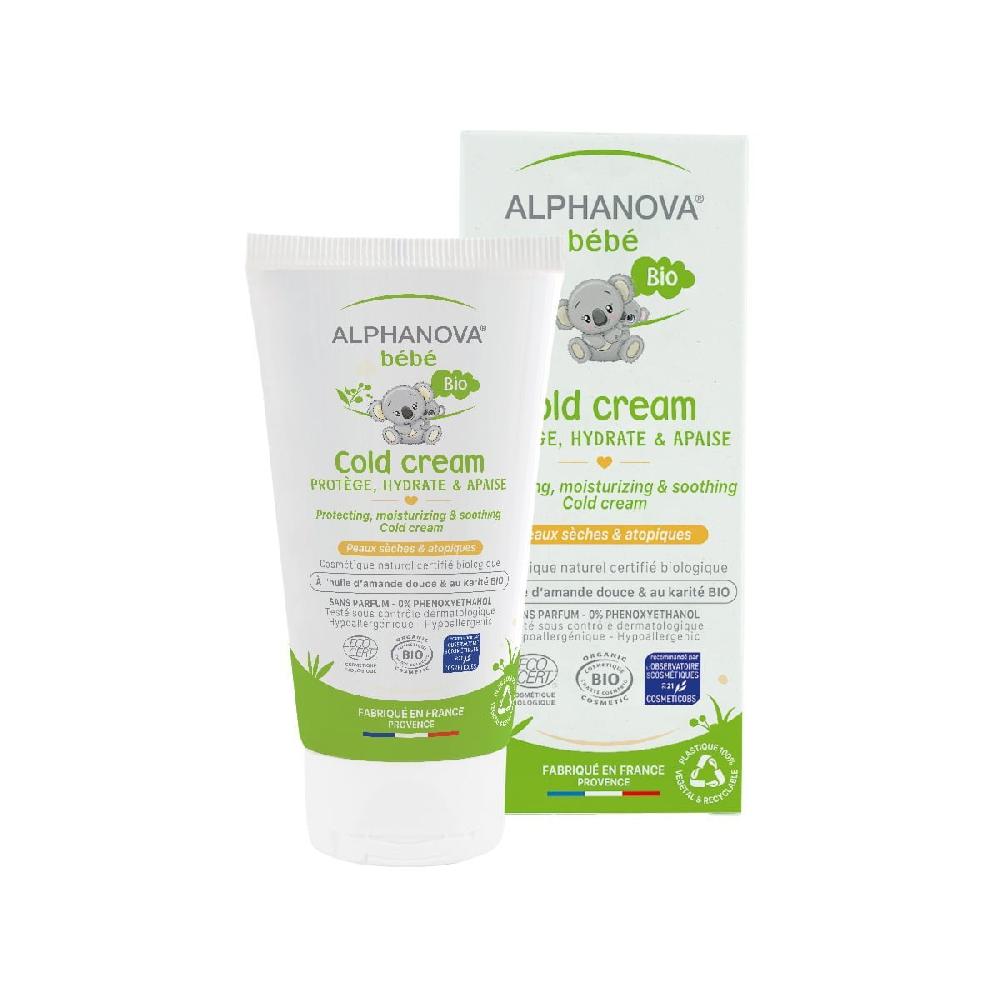 Alphanova Cold Cream Certifiée Bio - Peaux Sèches & Agréssées