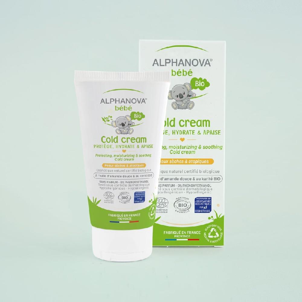 Alphanova Cold Cream Certifiée Bio - Peaux Sèches & Agréssées