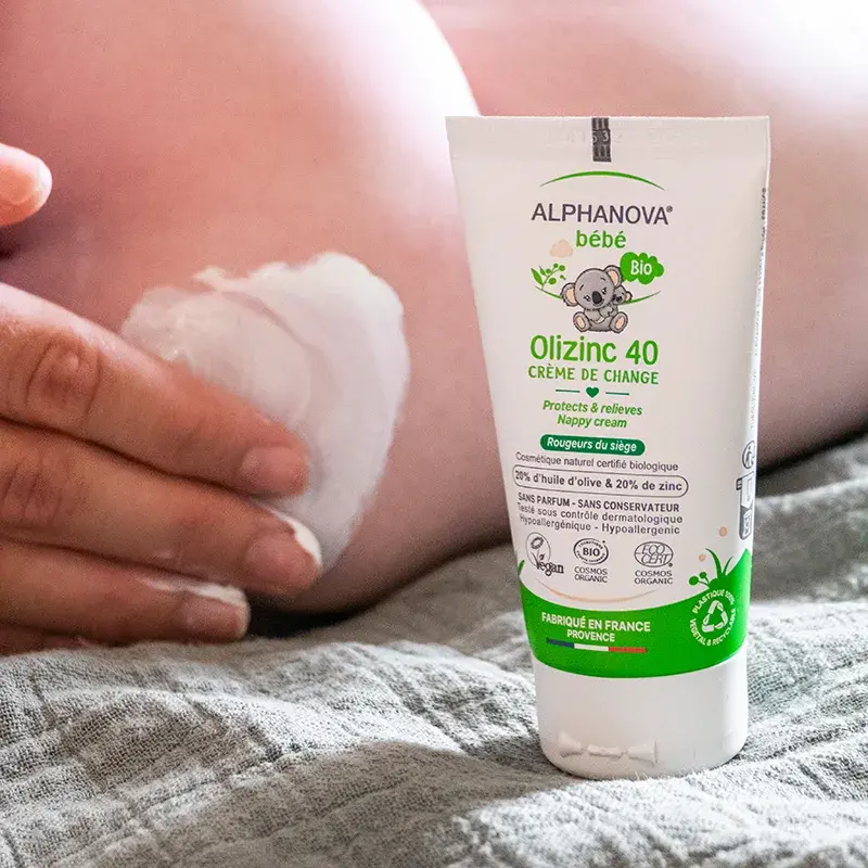 Alphanova Crème De Change Bébé Certifiée Bio Olizinc 40