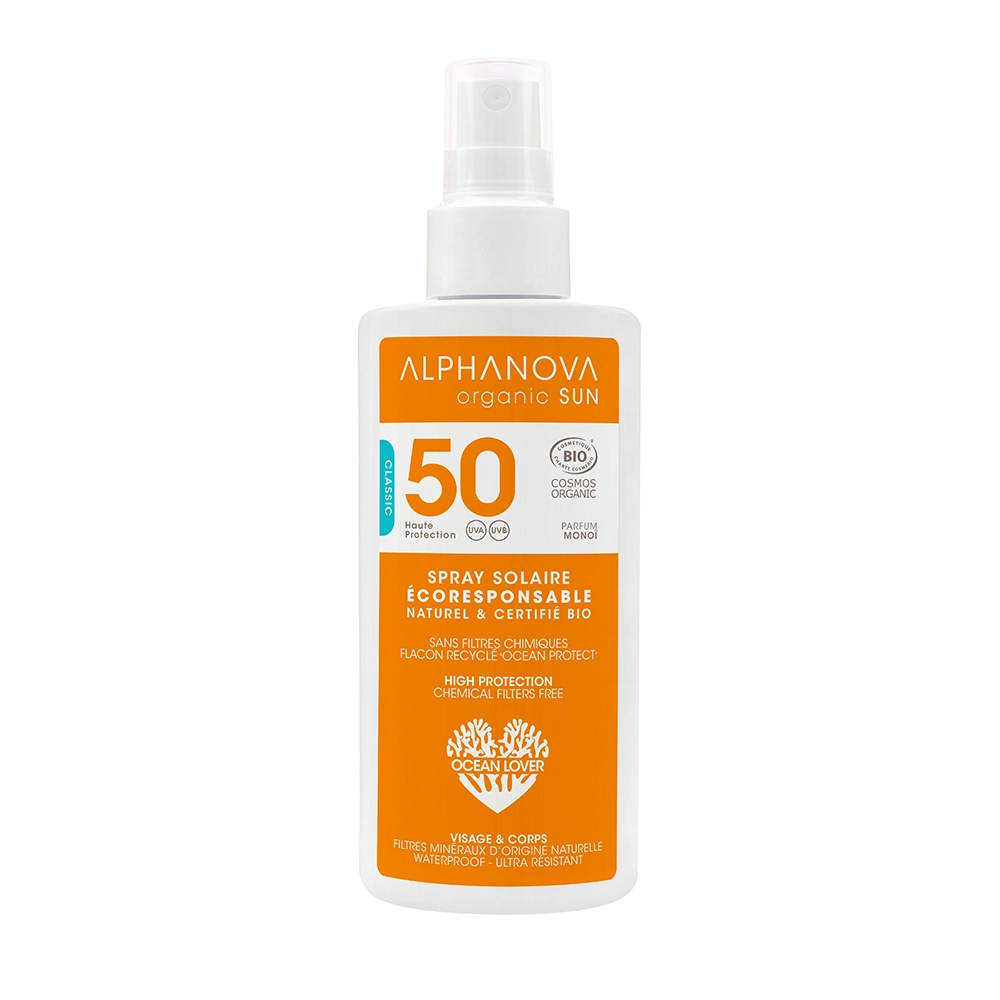 Alphanova Crème Solaire Certifiée Bio Adultes Haute Protection SPF 50