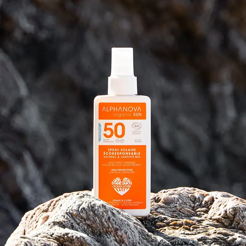 Alphanova Crème Solaire Certifiée Bio Adultes Haute Protection SPF 50