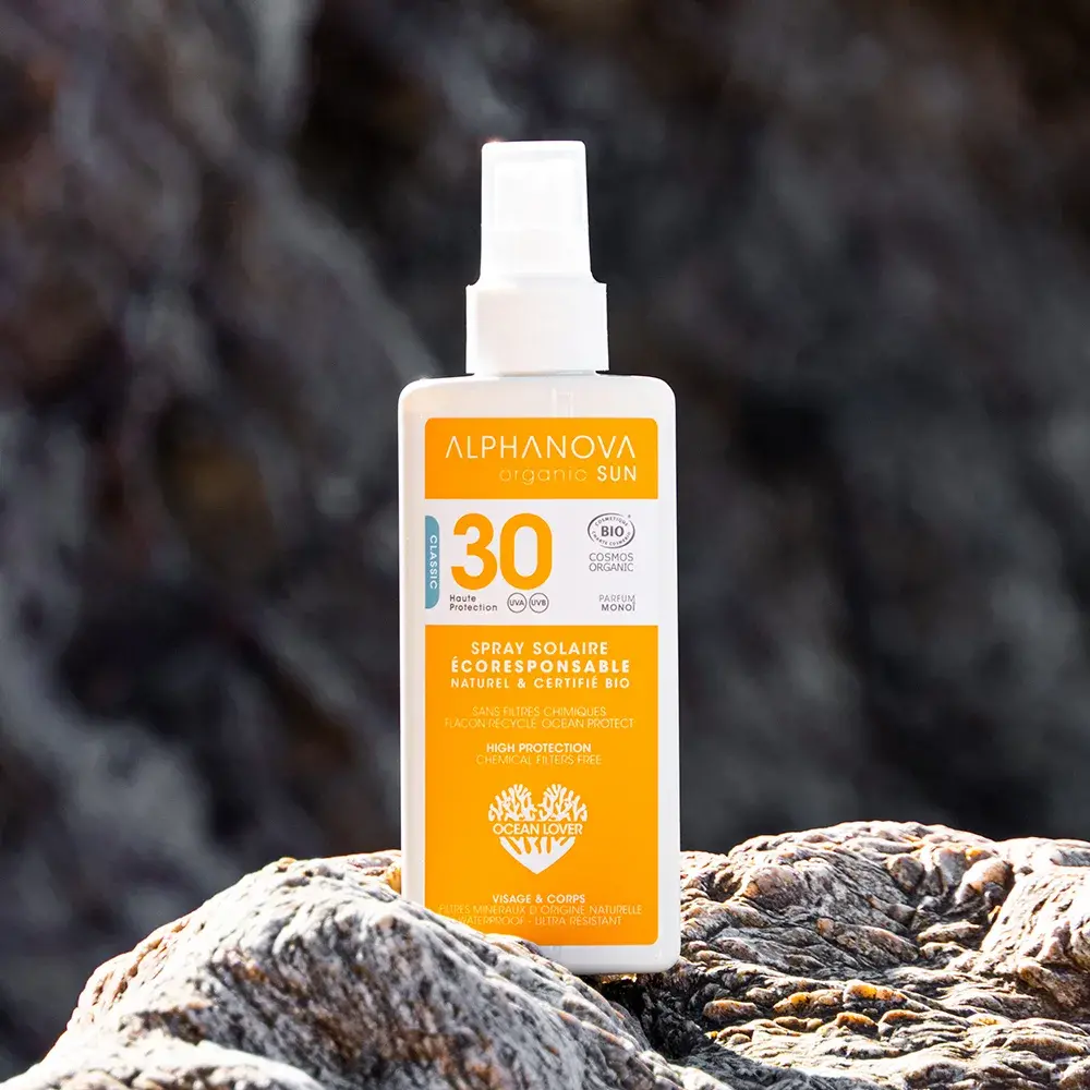 Alphanova Crème Solaire Certifiée Bio Adultes Haute Protection SPF 30