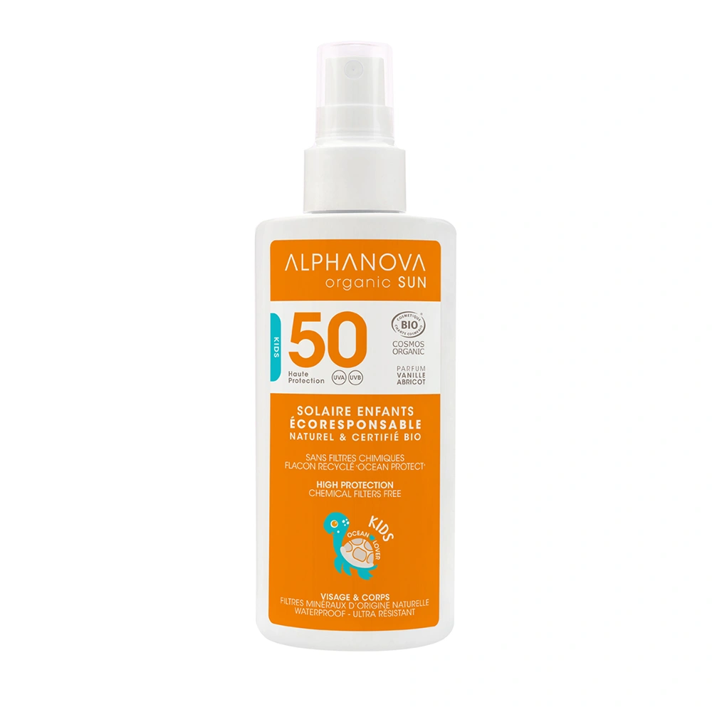 alphanova Crème solaire enfant certifiée bio SPF 50
